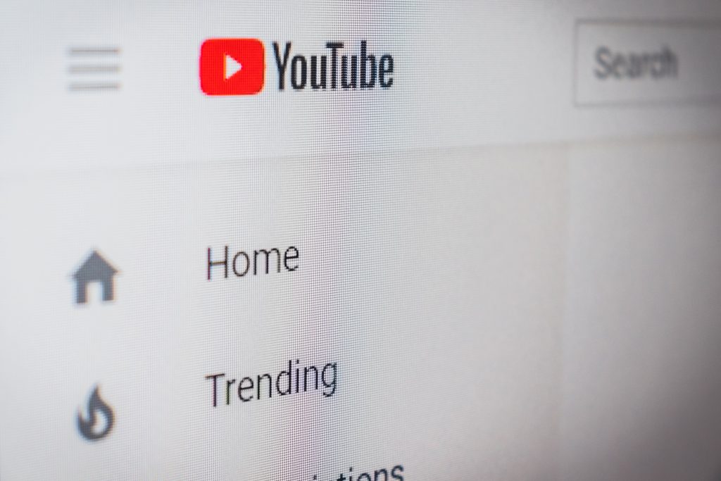 youtube menu