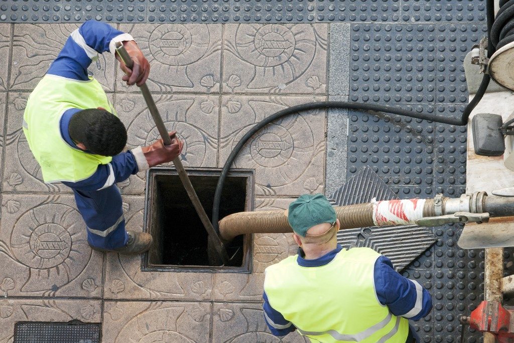Sewer cleaning