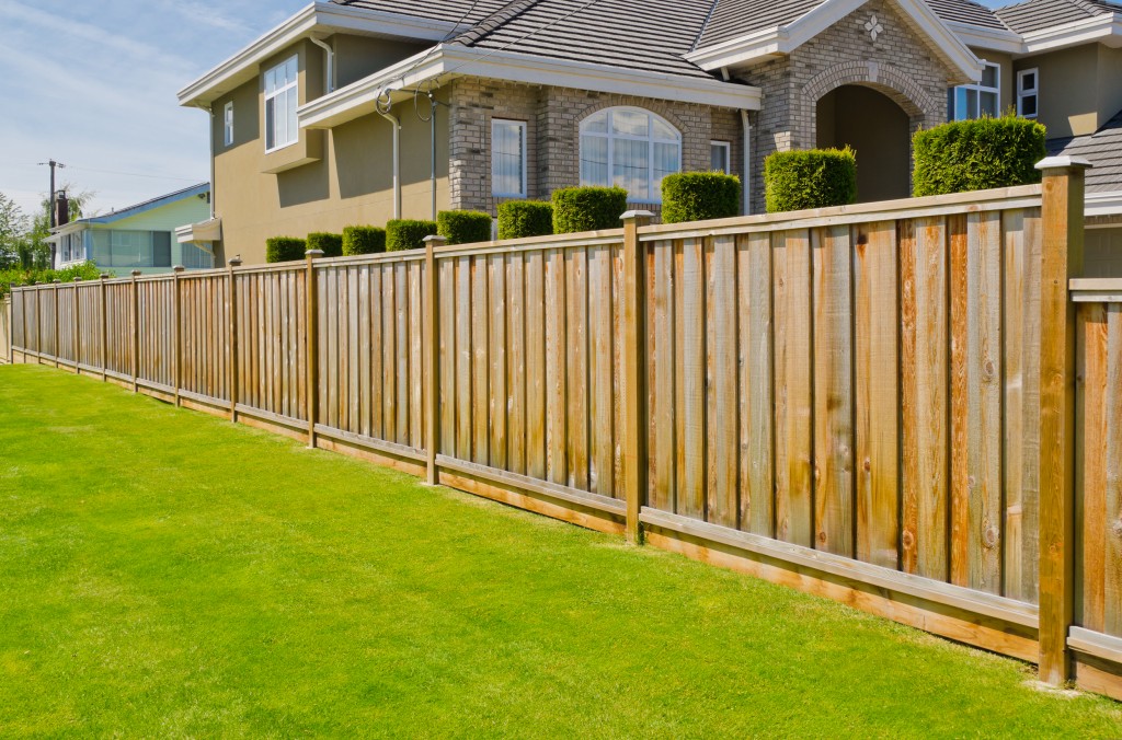 wooden fence