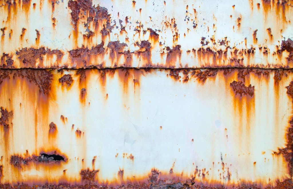 Rusting metal