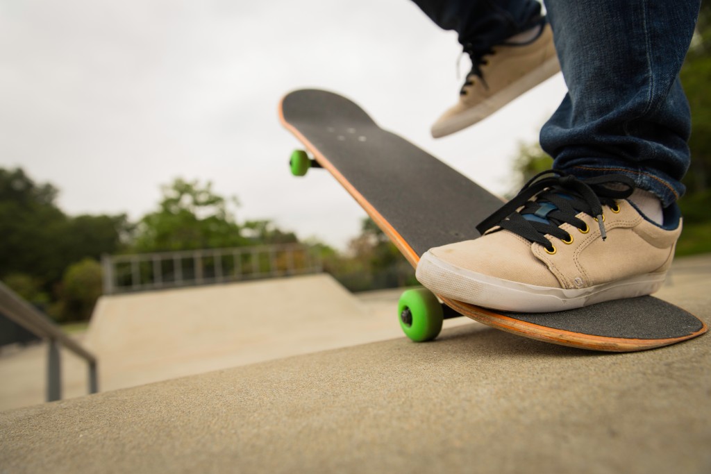 skateboarding