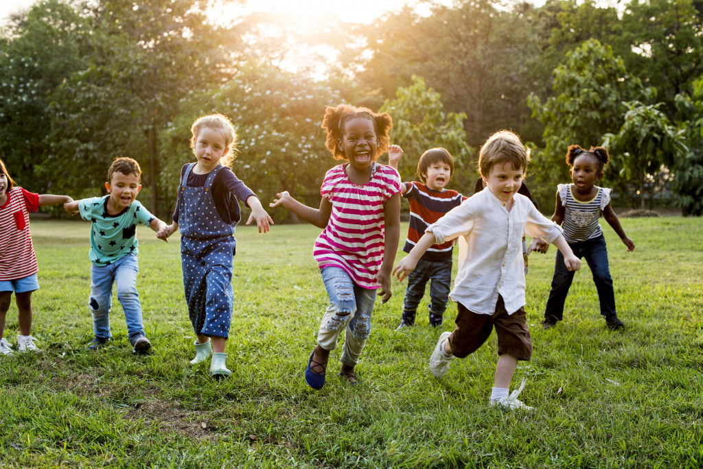 children playing