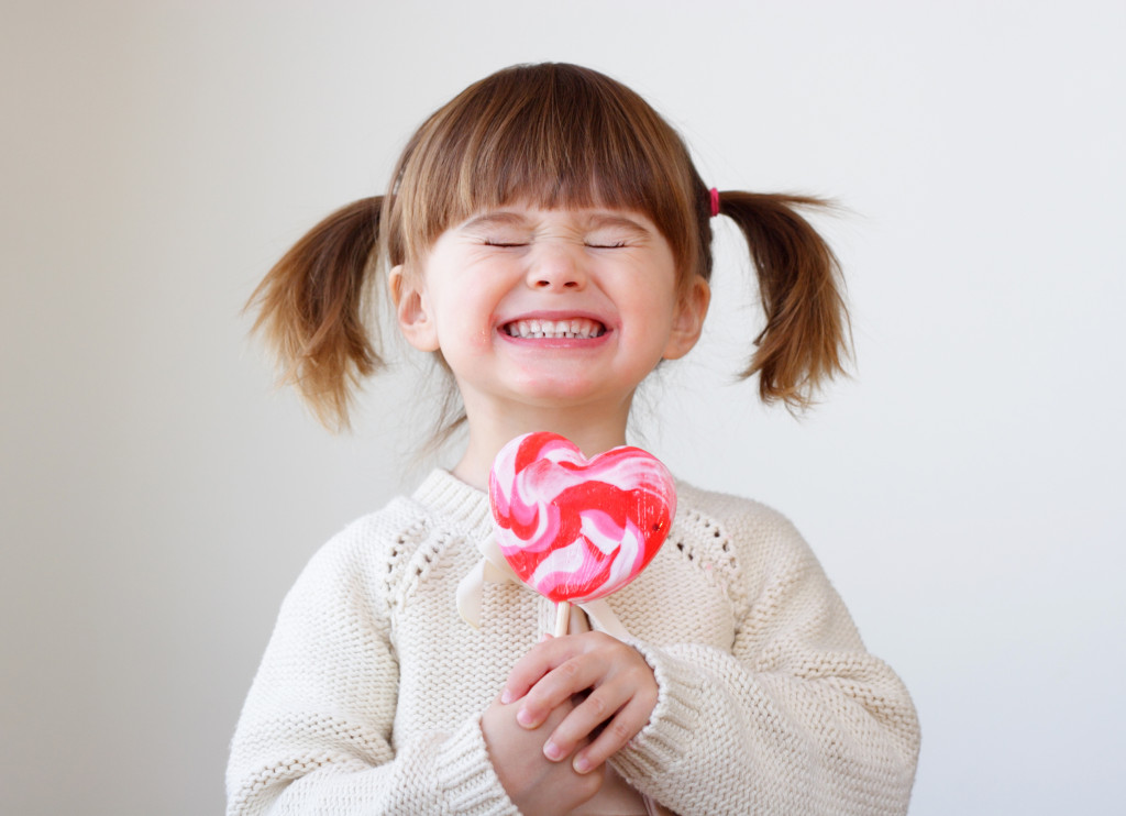 happy toddler girl